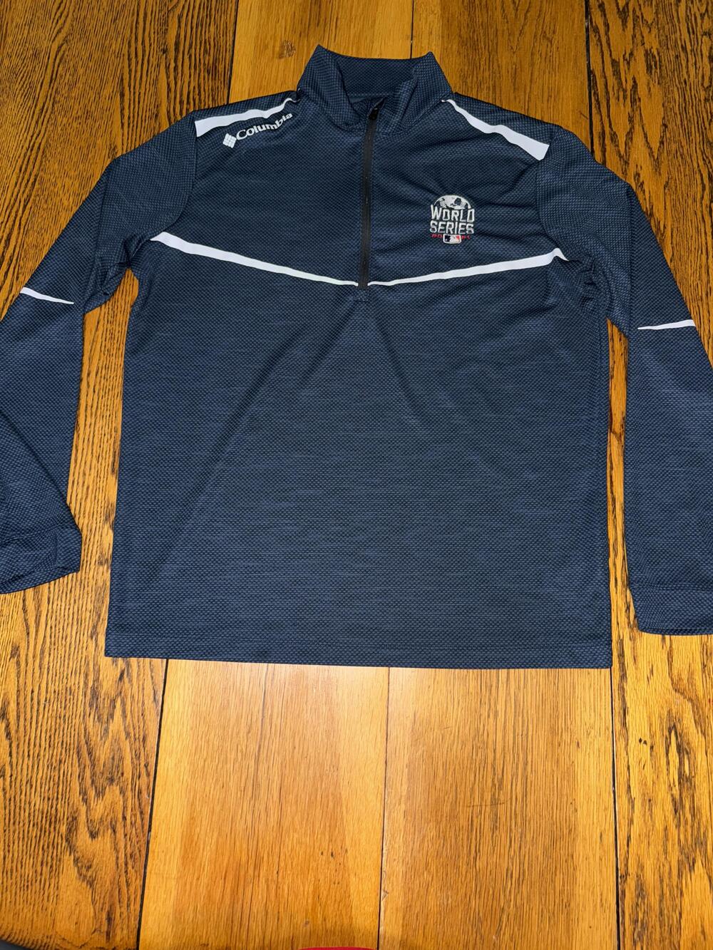 2021 World Series Shirt Mens Medium MLB Baseball Pullover Columbia Long Sleeve